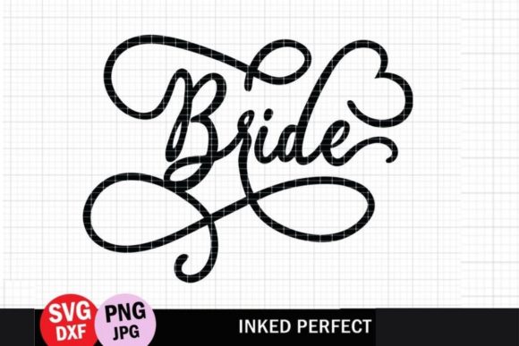Bride Graphic Design Asset for Crafts