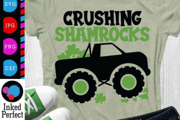Crushing Shamrocks - Saint Patrick's Day Graphics for Crafts