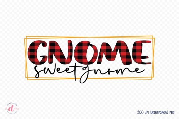 Gnome Sweet Gnome - Christmas Gnome Graphics for Crafts