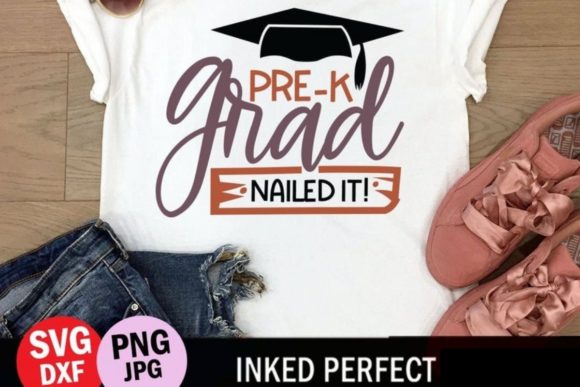 Pre-K Grad Nailed It: A Playful Graphic for Crafts and Digital Publishing
